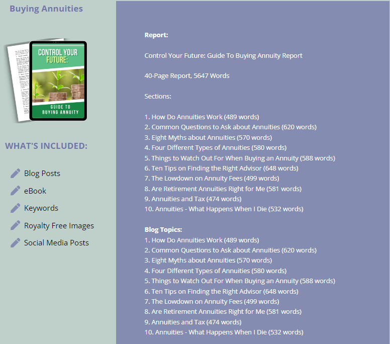 DFY Bundle: Finance PLR