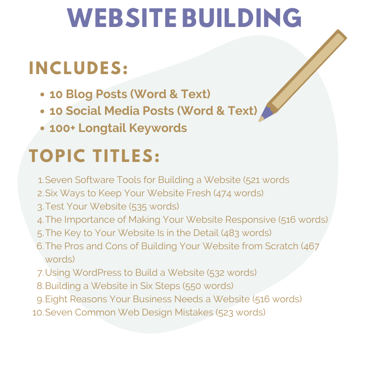 DFY Content: Website Building