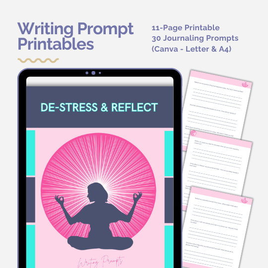 DFY Journal With Prompts BUNDLE: Stress Reduction Collection