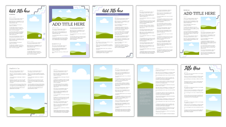 CANVA TEMPLATE TOOLKIT: POSITIVE ASPIRATION