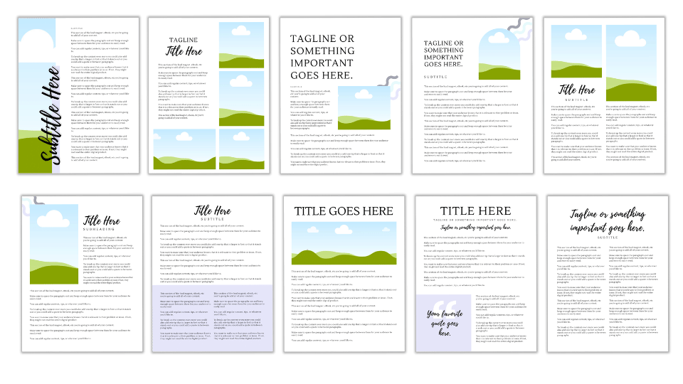 CANVA TEMPLATE TOOLKIT: POSITIVE ASPIRATION