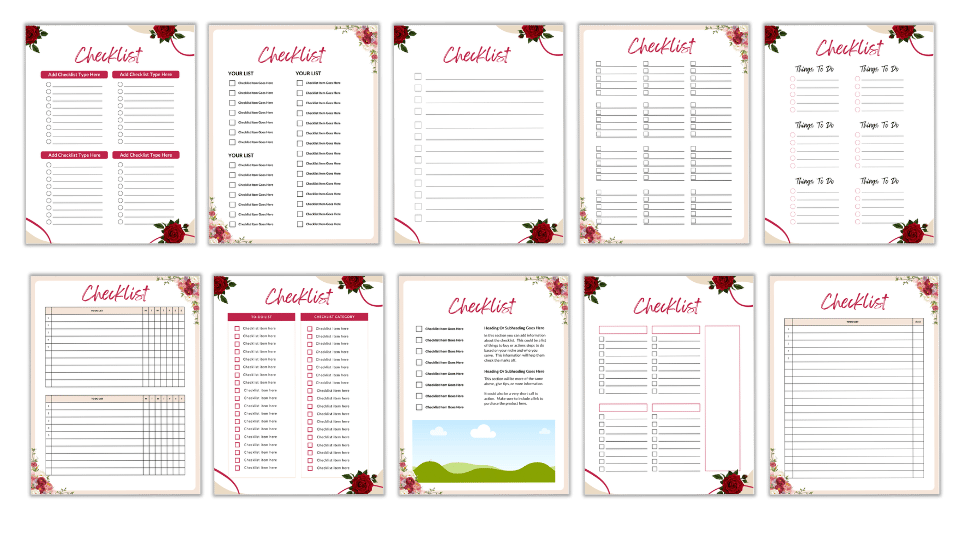 CANVA TEMPLATE TOOLKIT: UNDATED CALENDAR