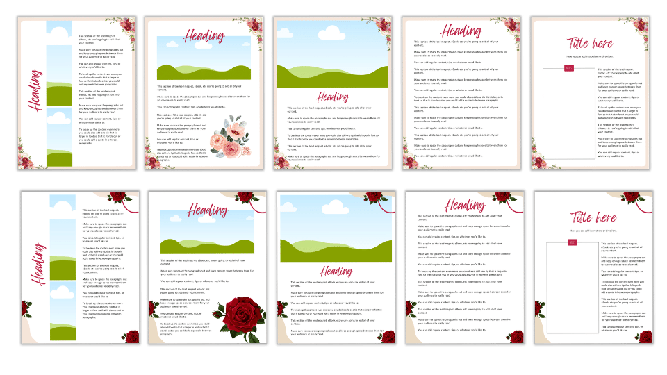 CANVA TEMPLATE TOOLKIT: UNDATED CALENDAR