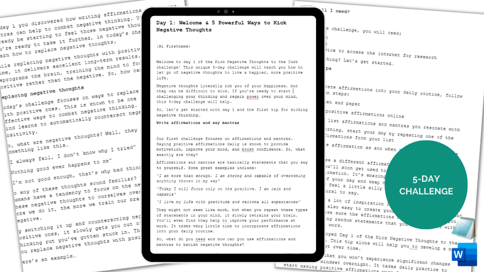 DFY Bundle: Stress Reduction Triple Pack