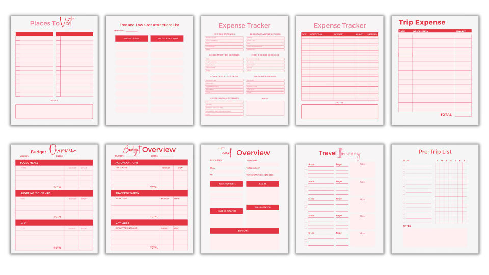 Canva Template: Trekker Tidbits Planner