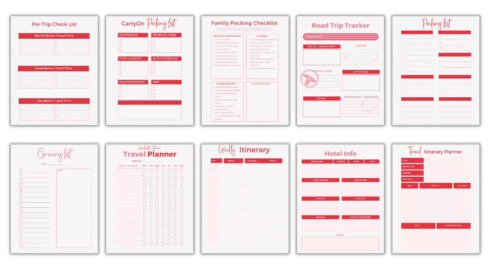 Canva Template: Trekker Tidbits Planner