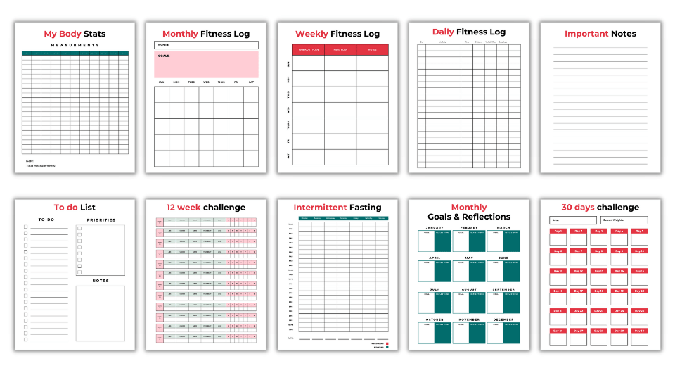 Canva Template: Wellness & Vitality Planner