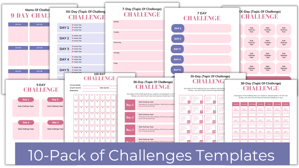 Blooming Wonders eBook Canva Template