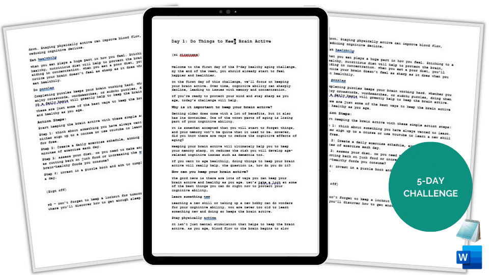 Done-For-You Challenge: Being More Productive