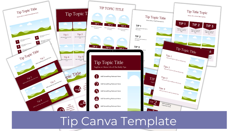 CANVA TEMPLATE TOOLKIT: CHERRY BLOSSOM