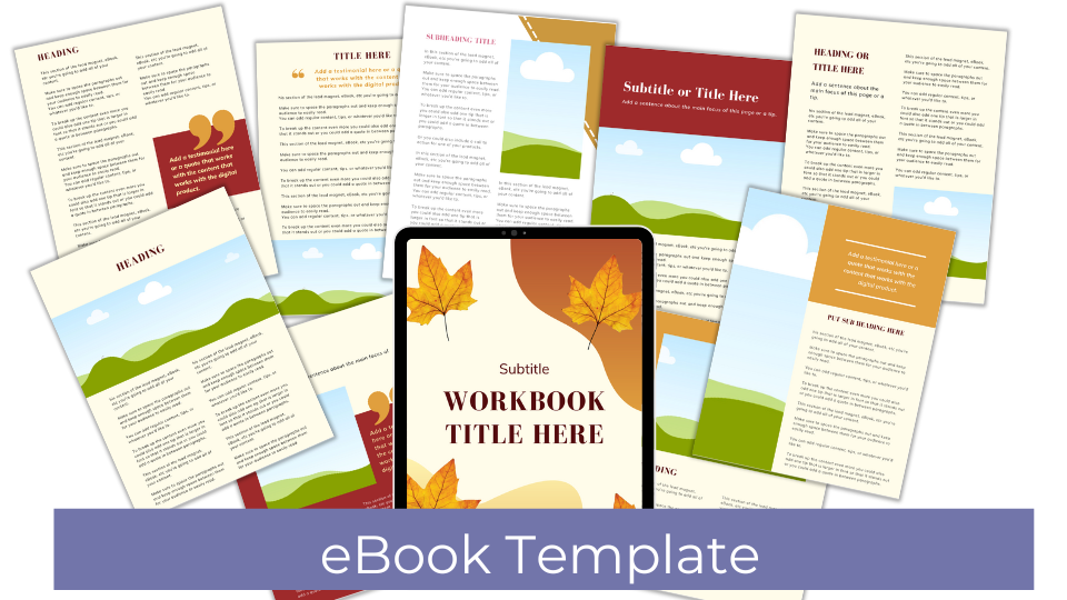CANVA TEMPLATE TOOLKIT: FALL FUN