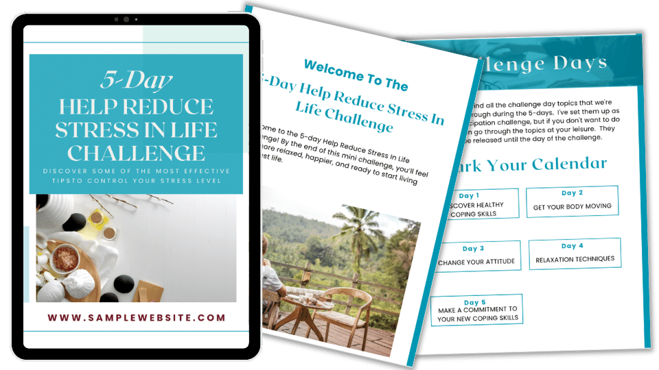 Done-For-You Challenge: Help Reduce Stress