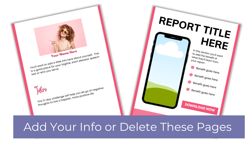 Done-For-You Challenge: Kick Your Negative Thoughts To The Curb