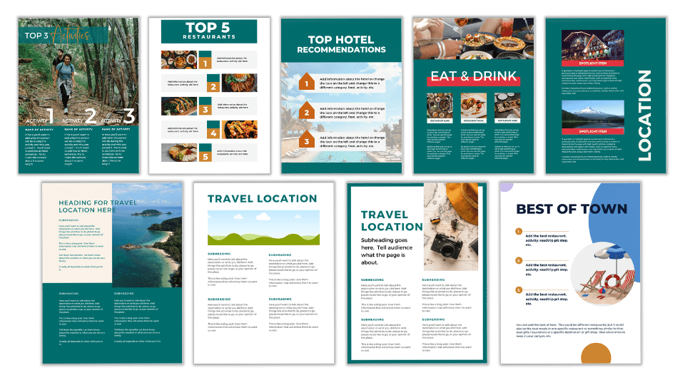 CANVA TEMPLATE TOOLKIT: TREKKER TIDBIT