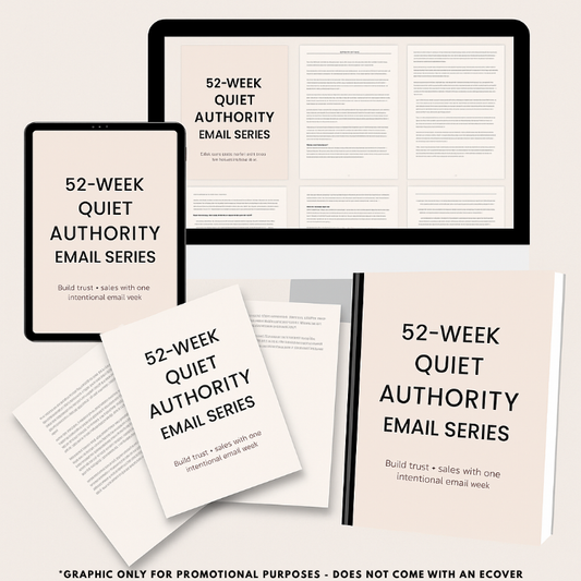 52-Week Quiet Authority Email Series - AI-DRIVEN