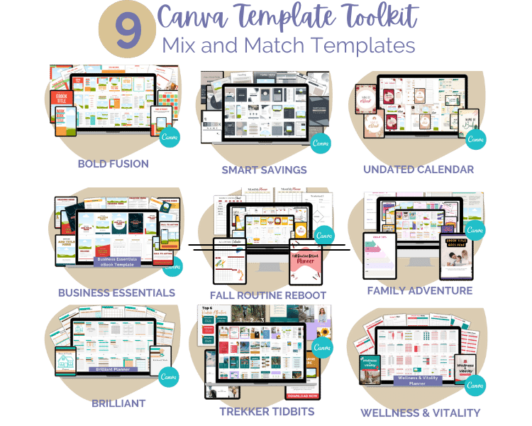 CANVA TEMPLATE TOOLKIT BUNDLE 2023