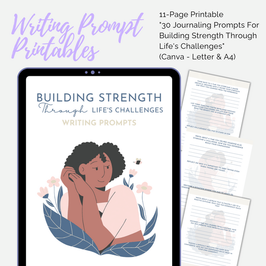LIMITED: Done-For-You Journal With Prompts: Building Strength