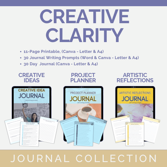 DFY Journal With Prompts BUNDLE: Creative Clarity Collection