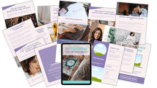 Done-For-You Blog Series & Marketing Kit: Coping With Anxiety Through Journaling