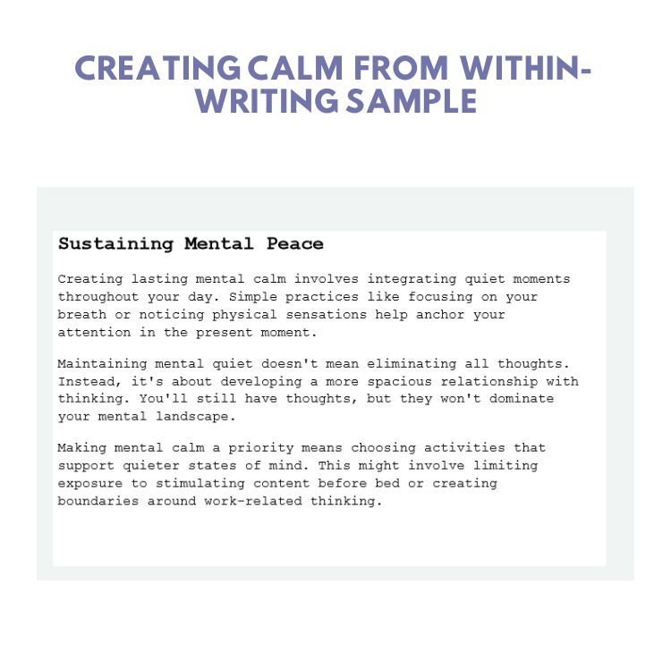 Find Inner Calm PLR: Practical Daily Techniques for Lasting Relaxation