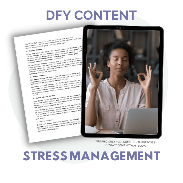 DFY Content: Stress Management