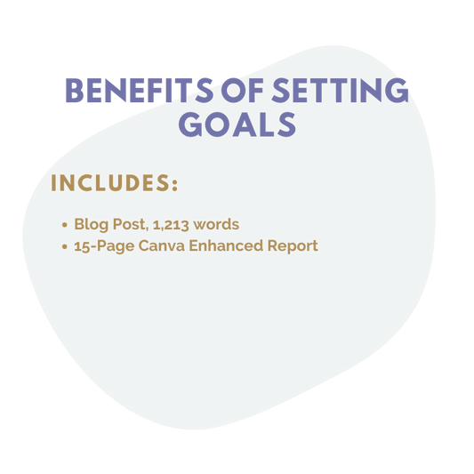 DFY Content: 8 Benefits of Setting Goals (LIMITED PLR)