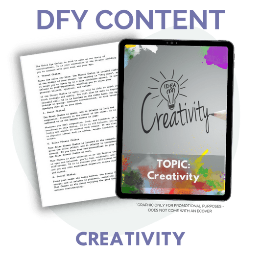 DFY Content: Creativity