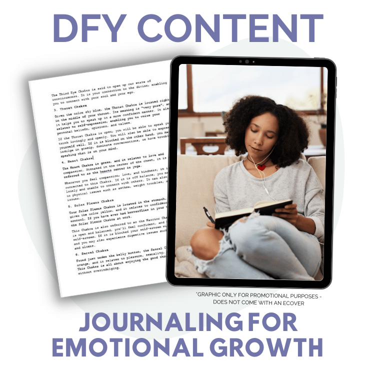 DFY Content:Journaling for Emotional Growth