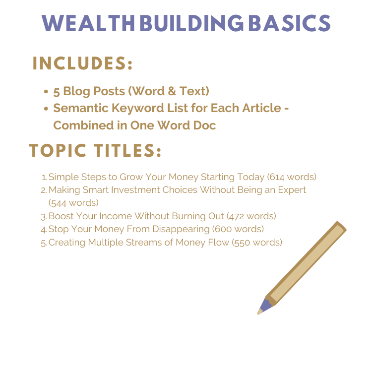 DFY Content: Wealth Building Basics