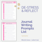 DFY Journal With Prompts BUNDLE: Stress Reduction Collection