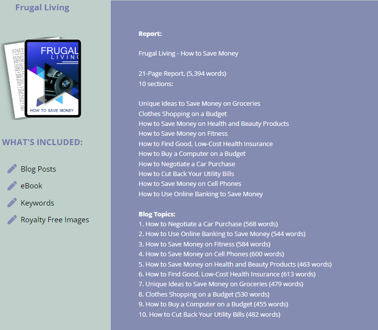 DFY Bundle: Finance PLR