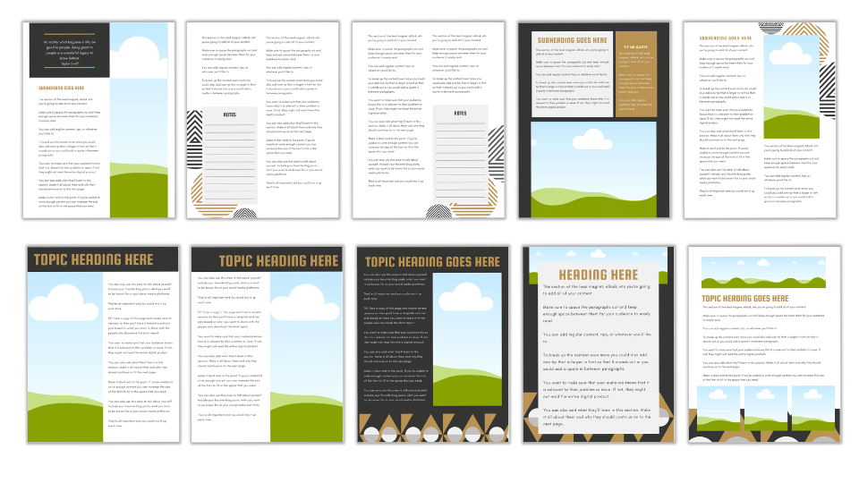 CANVA TEMPLATE TOOLKIT: GOLD DIAMOND LUXE