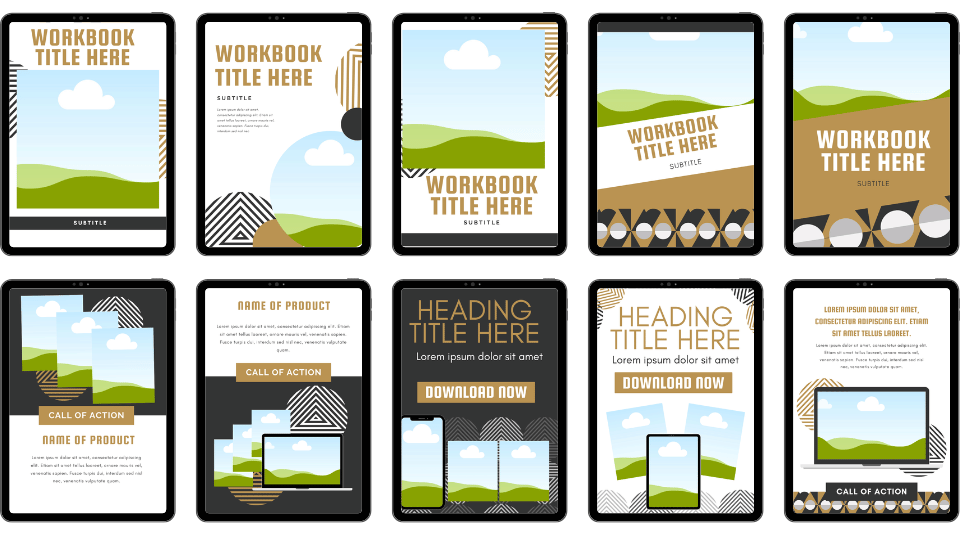 CANVA TEMPLATE TOOLKIT: GOLD DIAMOND LUXE