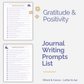 DFY Journal With Prompts: Positive Living Collection