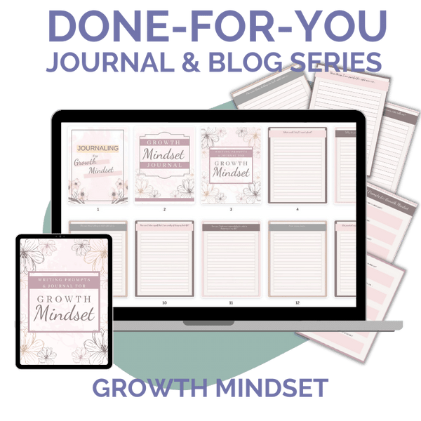 Done-For-You Journal With Prompts: Growth Mindset