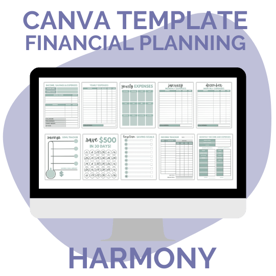 Canva Template: Harmony Financial Planning Pages
