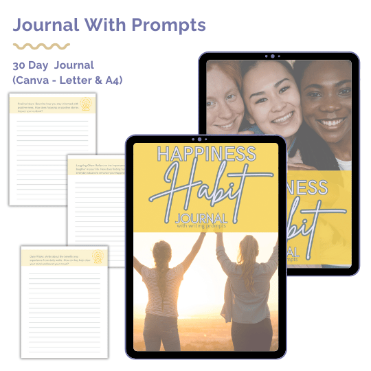 DFY Journal With Prompts: Positive Living Collection