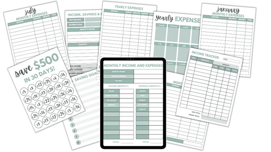 Canva Template: Harmony Financial Planning Pages