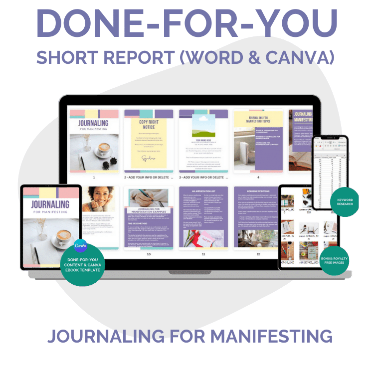 DFY Content: Journaling For Manifesting Report – Your Essential Toolbox