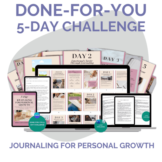 Done-For-You Challenge: Journaling For Personal Development