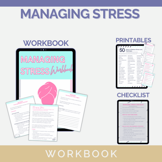 Canva Template: Stress Reduction Workbook