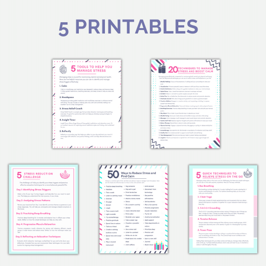 DFY Bundle: Stress Reduction Triple Pack