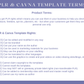 Goal PLR & Canva Template Bundle