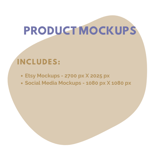 Product Listing Canva Template Mockups