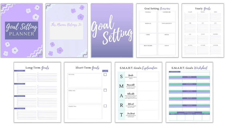 Canva Template: Goal Planning Planner