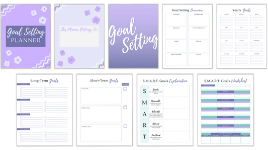 Canva Template: Goal Planning Planner