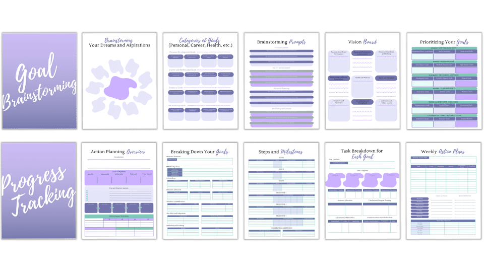 Canva Template: Goal Planning Planner