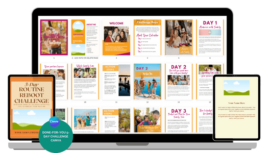 ADD-ON Reboot Your Routine Enhanced Canva Challenge