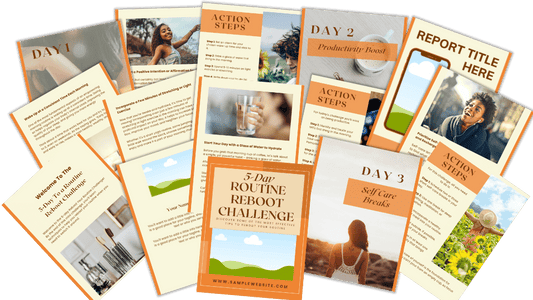 ADD-ON Reboot Your Routine Enhanced Canva Challenge