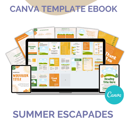 Canva Template: Summer Escapades eBook